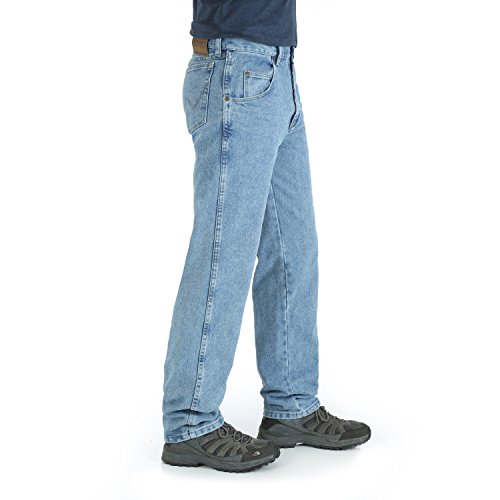 Wrangler mens Relaxed Fit Jeans, Vintage Indigo, 34W x 32L US