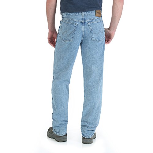 Wrangler mens Relaxed Fit Jeans, Vintage Indigo, 34W x 32L US