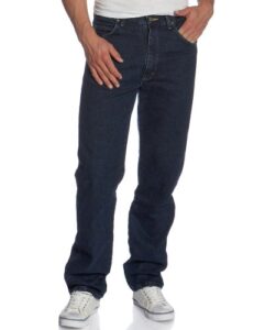 wrangler men's rugged wear classic fit jean, retro stone, 36x32