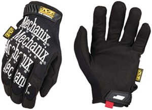 mechanix wear: the original work glove with secure fit, synthetic leather performance gloves for multi-purpose use, durable, touchscreen capable safety gloves for men (black, xxx-large)