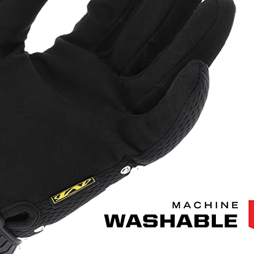 Mechanix Wear: The Original Work Glove with Secure Fit, Synthetic Leather Performance Gloves for Multi-Purpose Use, Durable, Touchscreen Capable Safety Gloves for Men (Black, XXX-Large)