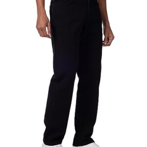 Lee Men's Relaxed Fit Straight Leg Jean, Double Black, 28W x 30L