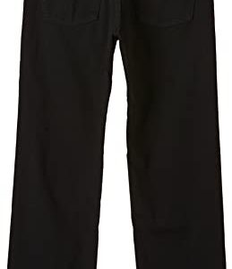 Lee Men's Relaxed Fit Straight Leg Jean, Double Black, 28W x 30L