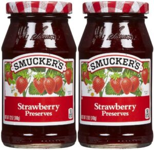 smucker's preserves, strawberry, 12 oz