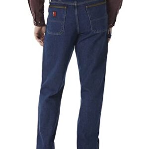 Wrangler Riggs Workwear mens Workhorse jeans, Antique Indigo, 32W x 34L US