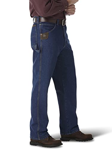 Wrangler Riggs Workwear mens Workhorse jeans, Antique Indigo, 32W x 34L US