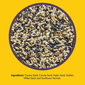 Lyric Finch - Small Songbird Wild Bird Seed - Attracts Goldfinches, House Finches, Purple Finches & More - 5 lb. Bag