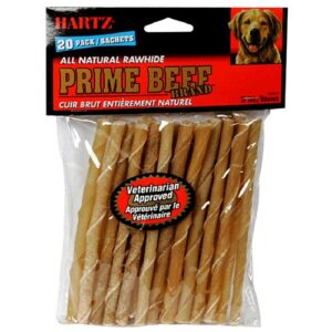 hartz rawhide chew sticks, pack of 20