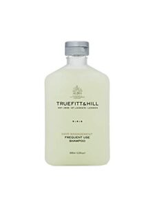 truefitt & hill hair management: frequent use shampoo, moisturising & add body, fresh mint & rosemary scent, 365ml / 12.38oz.
