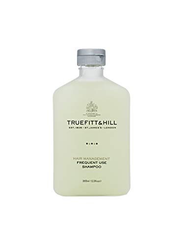 Truefitt & Hill Hair Management: Frequent Use Shampoo, Moisturising & Add Body, Fresh Mint & Rosemary Scent, 365ml / 12.38oz.