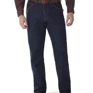 Wrangler Riggs Workwear mens Contractor jeans, Antique Indigo, 54W x 30L US