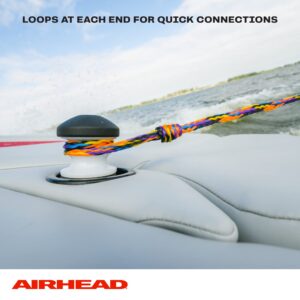 Airhead Tow Rope | 1-4 Rider Rope for Towable Tubes Multi, 9/16"