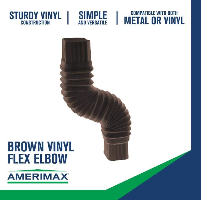 AMERIMAX HOME PRODUCTS FBA_3708419 Elbow, 2x3 Inch (Pack of 1), Brown|Brown