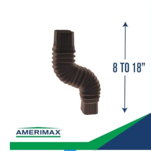 AMERIMAX HOME PRODUCTS FBA_3708419 Elbow, 2x3 Inch (Pack of 1), Brown|Brown