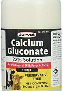 Durvet Calcium Gluconate 23 Percent Solution