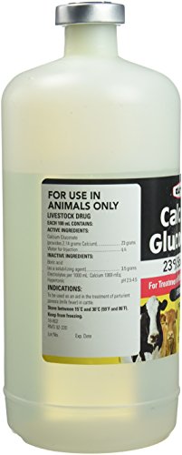 Durvet Calcium Gluconate 23 Percent Solution