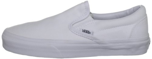 Vans Men's Low Top Trainers, White Shoe White Sole, Womens 10