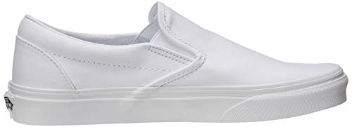 Vans Men's Low Top Trainers, White Shoe White Sole, Womens 10