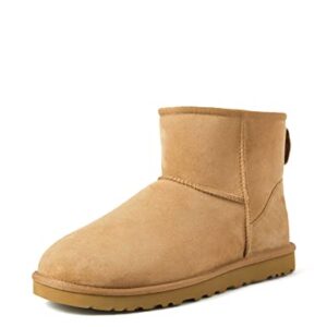 UGG Women's Classic Mini II Boots, Chestnut, Tan, 7 Medium US