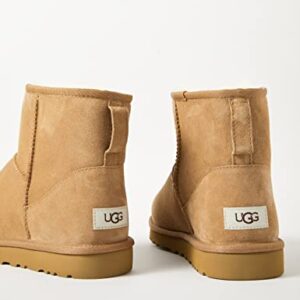 UGG Women's Classic Mini II Boots, Chestnut, Tan, 7 Medium US