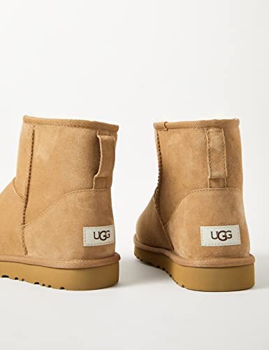 UGG Women's Classic Mini II Boots, Chestnut, Tan, 7 Medium US