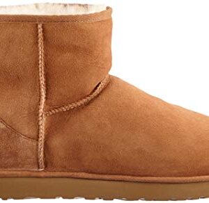 UGG Women's Classic Mini II Boots, Chestnut, Tan, 7 Medium US