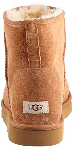 UGG Women's Classic Mini II Boots, Chestnut, Tan, 7 Medium US