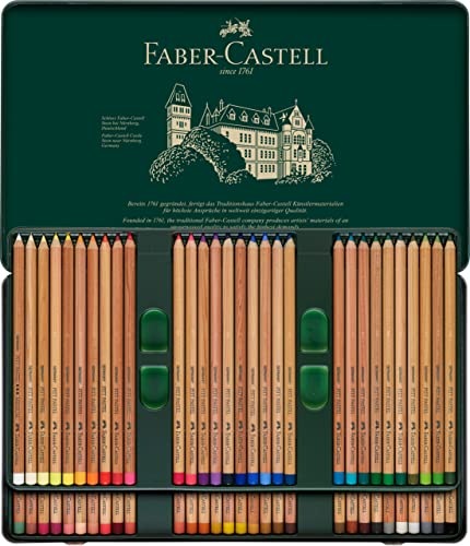 Faber-Castel Pitt Pastell Colouring Pencil Set of 60, 60 Count (Pack of 1), Assorted