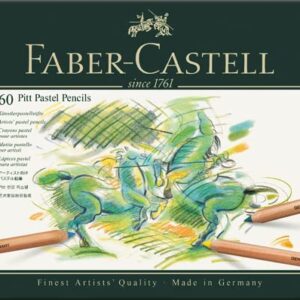 Faber-Castel Pitt Pastell Colouring Pencil Set of 60, 60 Count (Pack of 1), Assorted