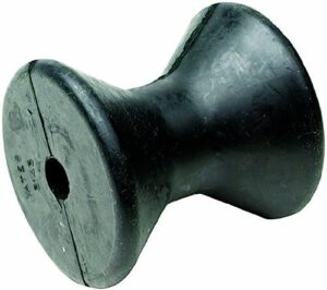 attwood 11205-1 trailer boat rubber bow 3x3 roller, black