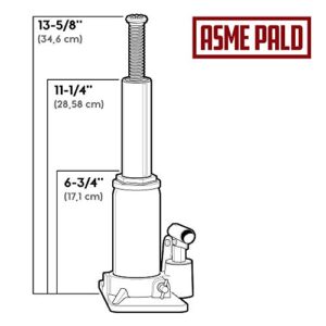 Powerbuilt Heavy Duty 4-Ton Bottle Jack, 8000-Pound Capacity Hydraulic Car Lift, Vehicles, Trucks, Red 640905