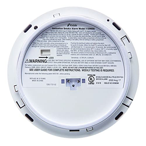 Kidde FireX Hardwire Smoke Detector Alarm with Battery Backup | Model 21006931