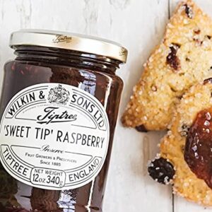 Tiptree Sweet Tip Raspberry Preserve, 12 Ounce Jar