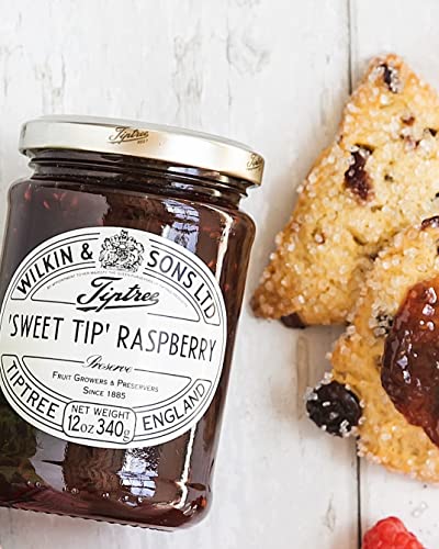 Tiptree Sweet Tip Raspberry Preserve, 12 Ounce Jar