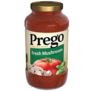 prego fresh mushroom pasta sauce, 24 oz jar