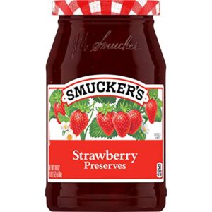 smucker's strawberry preserves, 18 oz