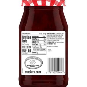 Smucker's Strawberry Preserves, 18 Oz