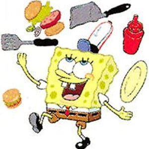 BU SPONGEBOB Krusty Krab WALL APPLIQUES wallpaper kid room