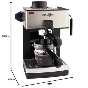 Mr. Coffee 4-Cup Steam Espresso System with Milk Frother