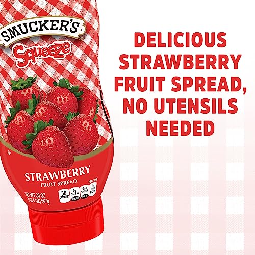 Smucker's Squeeze Strawberry Fruit Spread, 19.17 Fl Oz