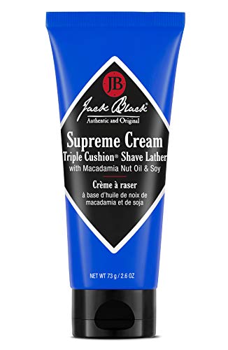 Jack Black Supreme Cream Triple Cushion Shave Lather, 2.6 oz