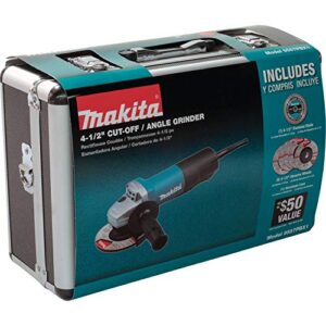 Makita 9557PBX1 4-1/2" Paddle Switch Cut-Off/Angle Grinder