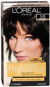 l'oreal paris preference #3 soft black, chocolate truffle, 1 count