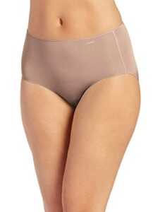 jockey women's underwear no panty line promise tactel hip brief, light, 9