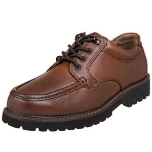 dockers men's glacier moc toe oxford,dark tan,11 m us