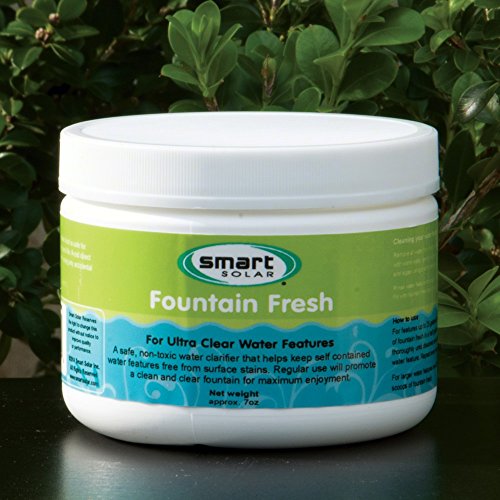 Smart Solar 80910R01 Fountain Fresh Pond Treatment, Safe And Non-Toxic Water Clarifier Perfect For Use in Fountains, Waterfalls And Self-Contained Water Features