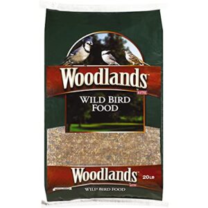 kaytee woodlands wild bird food, 20-pound