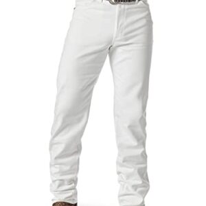 Wrangler Men's 13MWZ Cowboy Cut Original Fit Jean, White, 36W x 30L