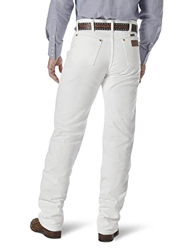 Wrangler Men's 13MWZ Cowboy Cut Original Fit Jean, White, 36W x 30L