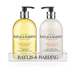baylis & harding sweet mandarin & grapefruit 16.9 ounces hand wash & lotion